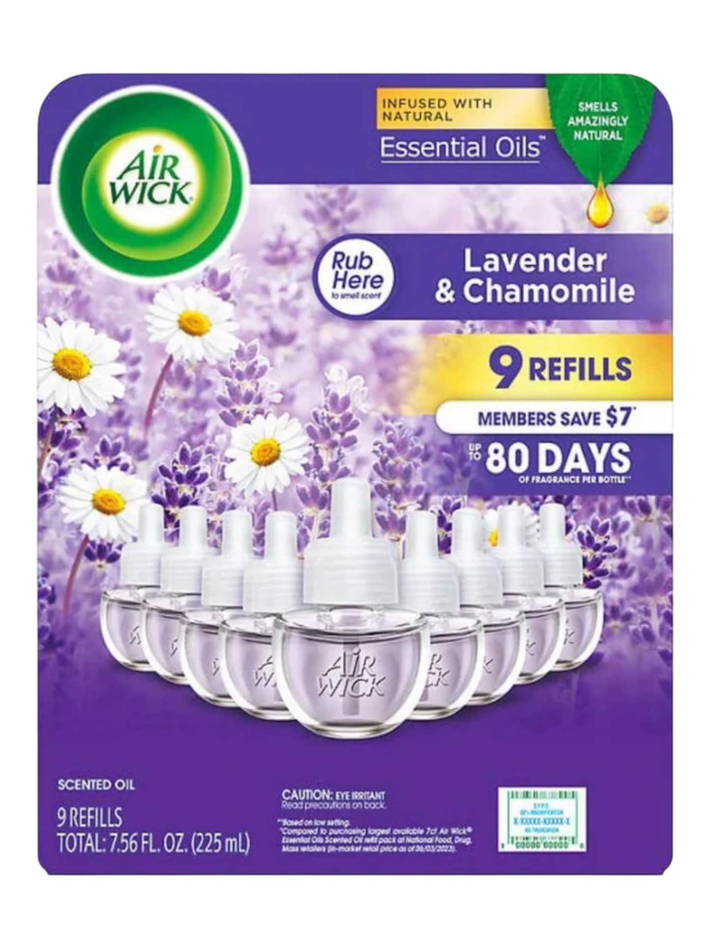 Air Wick Plug-In Oil Refills Lavender & Chamomile 9 Pack Air Freshener