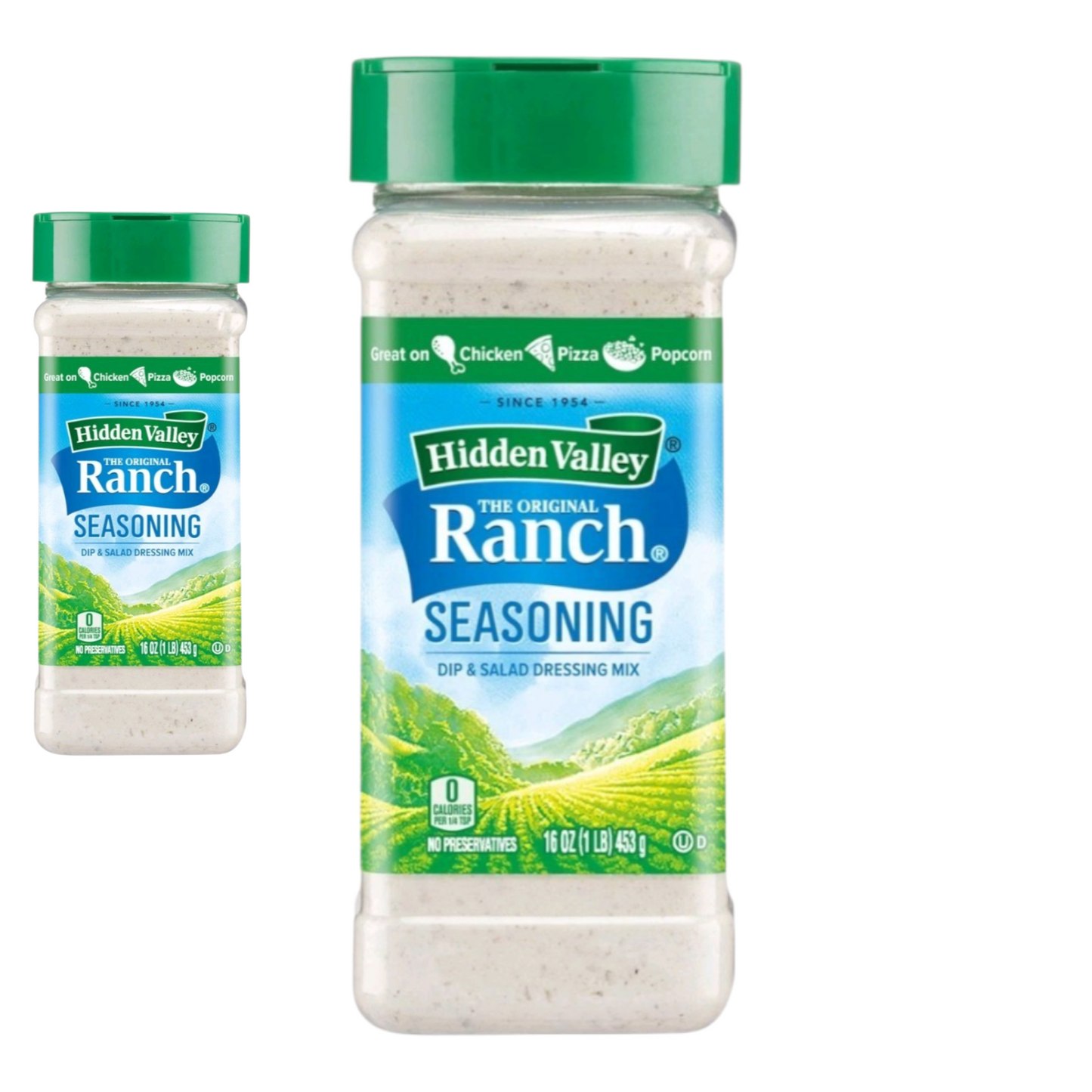 Hidden Valley Ranch Dressing Mix 16 oz (2 Pack) – Original Ranch Powder & Seasoning for Salads, Dips, and Recipes – Classic Flavor for Home & Restaurant Use
