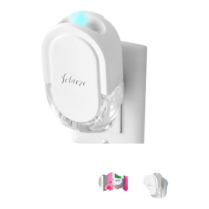 Febreze Plug In Air Fresheners, Mediterranean Lavender, April Downy, Odor Eliminator For Strong Odors 5 Oil Refills