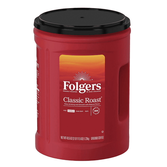Folgers Classic Roast Fine medium Ground Coffee (43.5 Oz)