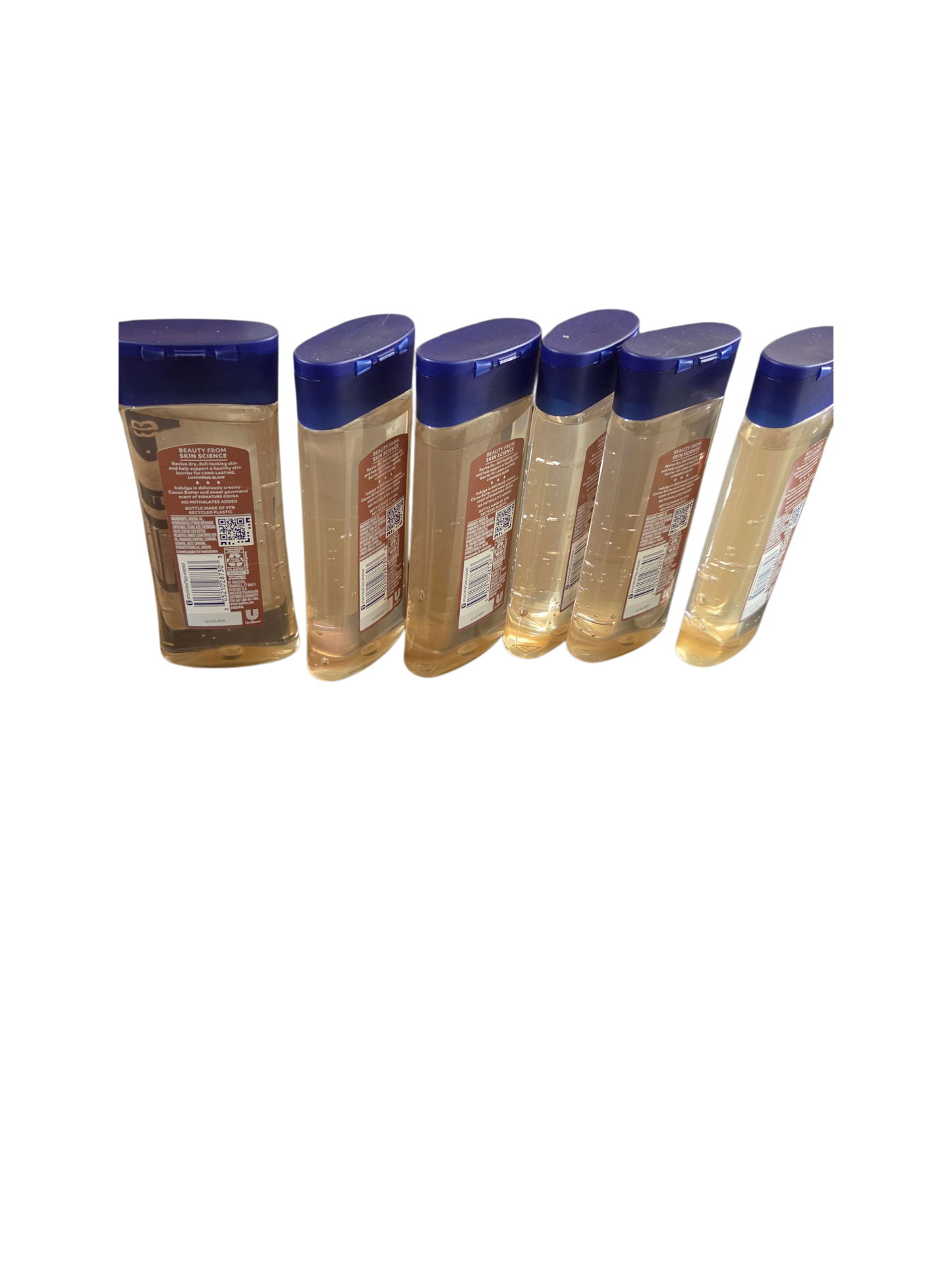 Vaseline Cocoa  Radiant Gel oil. 6.8oz Ultra Hydrating Lipids  (6 Bottles )