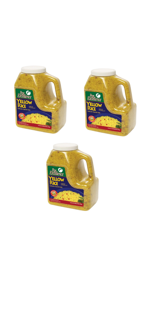 3 PACK PAR EXCELLENCE YELLOW RICE 3.5LBS ( 10.5LBS)