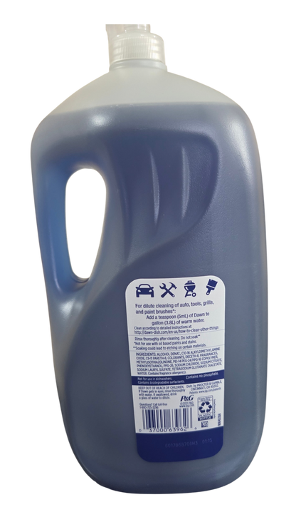Dawn Platinum Dishwashing Liquid 90 oz Fresh Rain Scent Removes 99% Grease Refill Size
